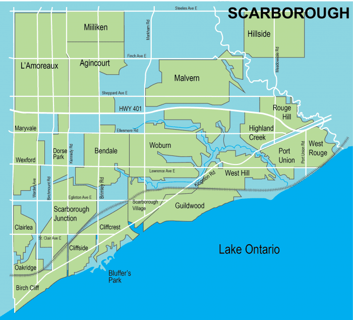 Scarborough Map