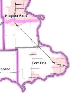 fort erie map