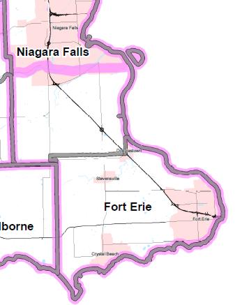 fort erie map