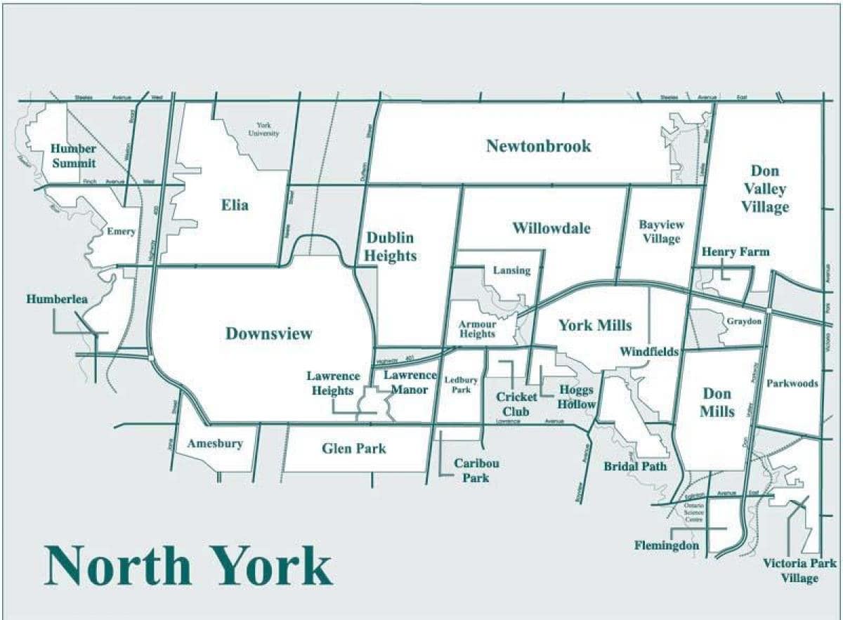 North York Map