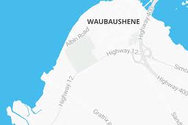 map of Waubaushene