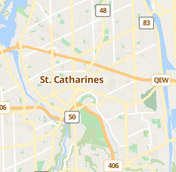 St-Catharines-Map